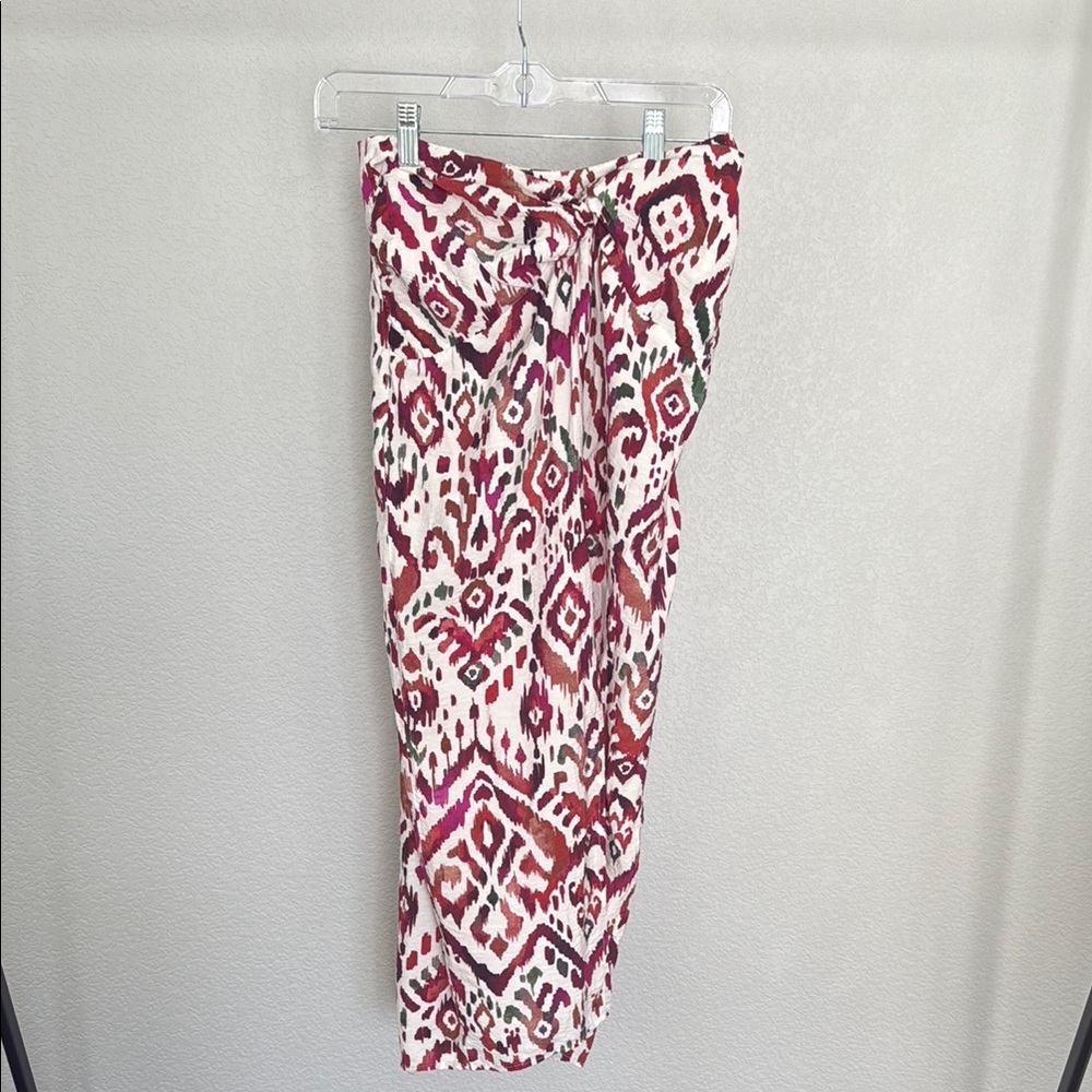 Zara Multicolor Patterned Skirt